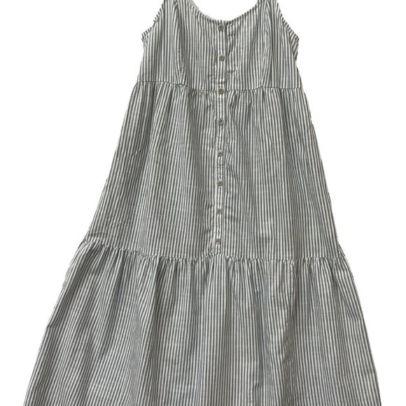Isabel & Ingrid Dress Striped Blue White Sleeveless Size Small NWT - Picture 1 of 13